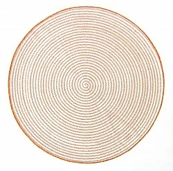 Rund Teppich - Ferragudo (orange)