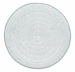 Rund Teppich - Ferragudo (grün)