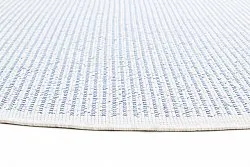 Tapis rond - Tromsø (bleu)