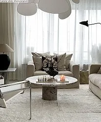 Hochflorteppiche - Cannes (weiß)