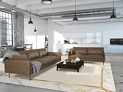 Wilton-Teppich - Cerasia (beige/weiß/gold)