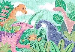 Kinderteppich - Dino Friends (multi)