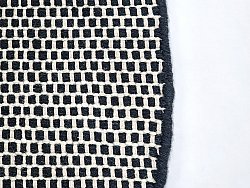 Runde Teppiche - Coastal (schwarz/weiß)