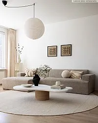 Runde Teppiche - Coastal (cream)