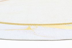 Rund Teppich - Cerasia (beige/weiß/gold)