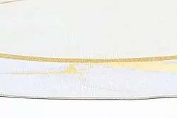 Rund Teppich - Cerasia (beige/weiß/gold)
