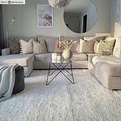 Hochflorteppiche - Cosy (weiß)