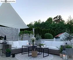 Rund Teppich - Brussels Swirl (grau)