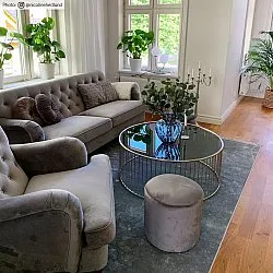 Wilton-Teppich - Art Silk (grau)