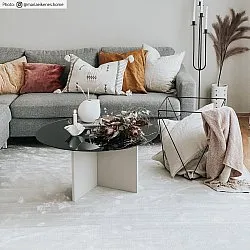 Wilton-Teppich - Art Silk (hellgrau/beige)