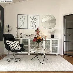 Rund Teppich - Jodhpur Special Luxury Edition (offwhite)