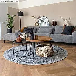 Rund Teppich - Peking Noble (grau)