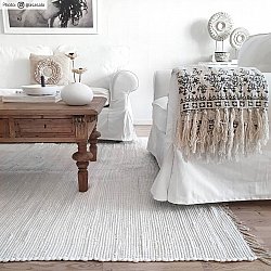 Tapis patchwork - Silje (blanc)