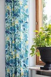 Vorhänge - Baumwollvorhang Cutie (blau)