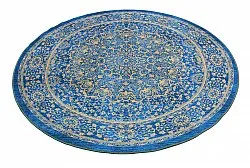 Rund Teppich - Vinadio (blau/gold)