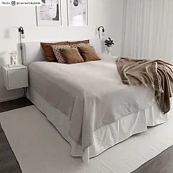 Wollteppich - Dhurry (weiß)