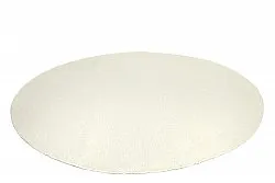 Tapis rond - Dhurry (blanc)