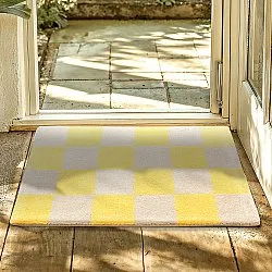 Tapis d’entrée - Lovre (jaune/beige)