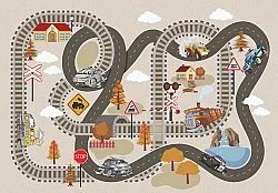 Kinderteppich - Autumn Town