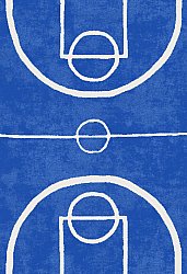 Kinderteppich - Basket (blau)