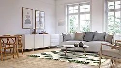 Wilton-Teppich - Bronte (grün/multi)