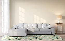 Wilton-Teppich - Fleur (gelb/grün/multi)