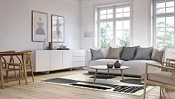 Wilton-Teppich - Suki (beige/schwarz)