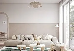 Wilton-Teppich - Leni (weiß/grün)