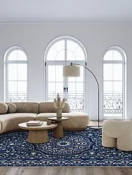 Wilton-Teppich - Theodora (blau)