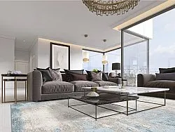 Wilton-Teppich - Zarzi (blau)