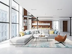 Wilton-Teppich - Zarzi (blau)