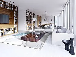 Wilton-Teppich - Koloa (blau)