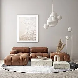 Rund Teppich - Rosia (grau)