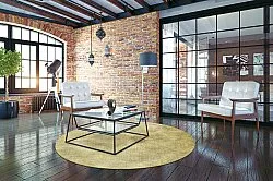 Rund Teppich - Chodos (gold)