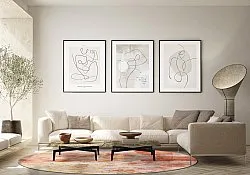 Rund Teppich - Periana (rosa/multi)