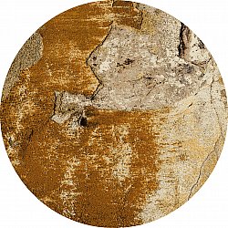 Rundt teppe - Olivera (brun)