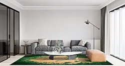 Wilton-Teppich - Positano (beige/grün)