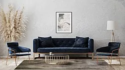 Wilton-Teppich - Polia (grau/braun)