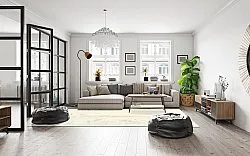 Wilton-Teppich - Osuna (grau/beige)