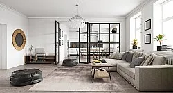 Wilton-Teppich - Olmedo (grau/beige)