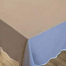 Nappe en coton Yrsa (beige foncé)