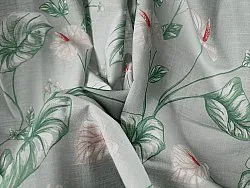 Nappe en coton Adella (vert/violet)