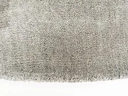 Rund Teppich - Recycled PET with viscose look (grau)