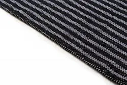 Flickenteppich - Eila (grau/schwarz-grau)