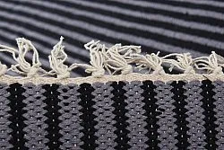 Flickenteppich - Eila (grau/schwarz-grau)