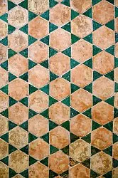 Wilton-Teppich - Calvi (beige/grün)