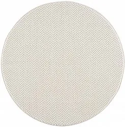 Runde Teppiche - Pandora (weiß)