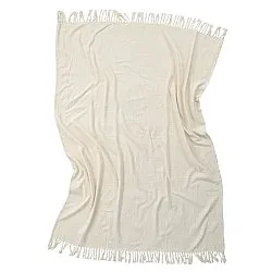 Couvertures - Veya cotton throw (crème)