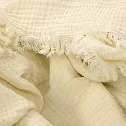 Decken - Musslindecke - Dorena (creme)