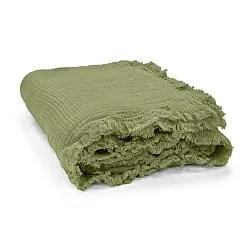 Plaids - Plaid en mousseline - Dorena (vert)